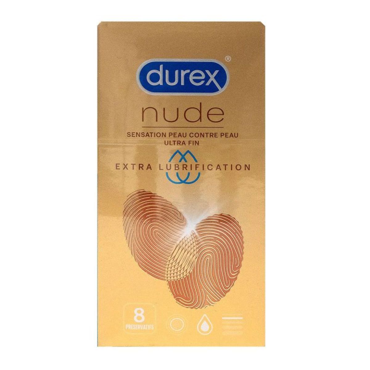 Preserv Durex Nude Extra Lub X