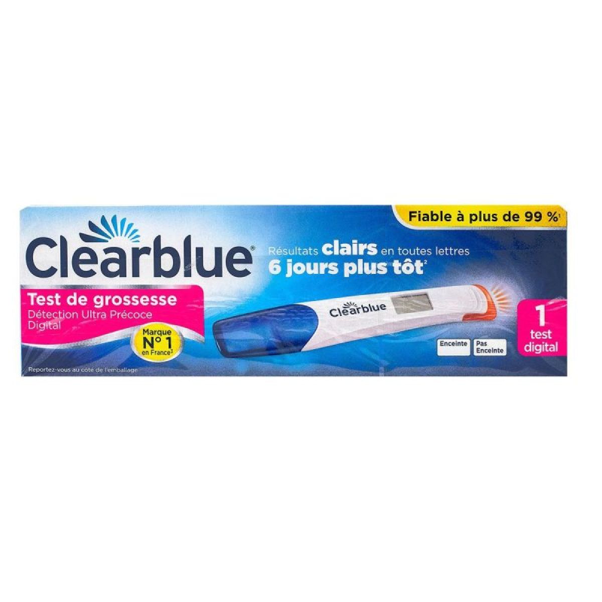 Clearblue Ultra Précoce Test Grossesse Détection jusqu à 6 jours avant