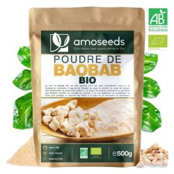 Amoseeds Poudre De Baobab Bio 500G