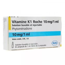 Vit K1 Roche 10Mg/1Ml S Inj/Bu 5A Ver Bru/1Ml