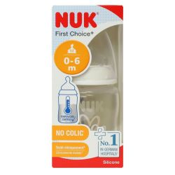 Biberon Nuk First Choice+ Silicone 150ml (0-6 Mois)