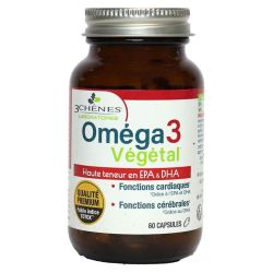 3 Chenes Omega 3 végétal Premium Caps 60