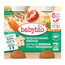 Babybio - Pate Bolo Vegatale 8M+