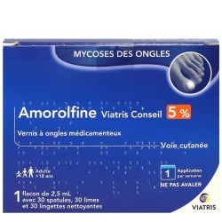 Amorolfine 5% Vts Conseil Ver Fl2,5Ml