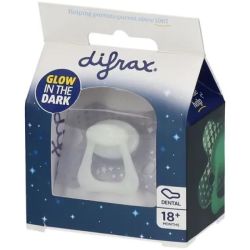 Difrax Sucette Dental Nuit +18Mois