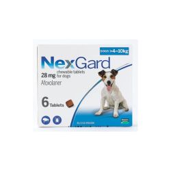 Nexgard Chien M 4-10Kg Comprimés 6