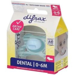 Difrax Sucette Dental 0-6Mois