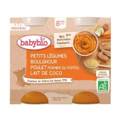 Babybio Legume / Boulghour / Poulet / Coco 8M+