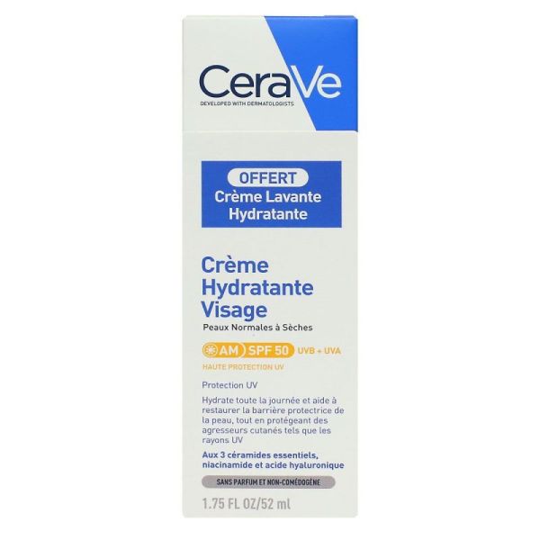 Cerave Cr Hydr Vis Spf50 52Ml+Mini