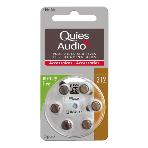 Quies Audio Pile Auditiv Mod312 Plq/6