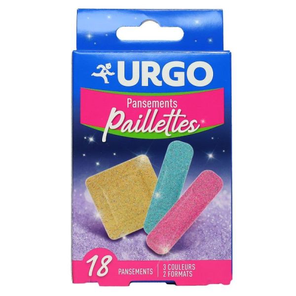 Urgo Pansements Paillettes 2 Tailles x18