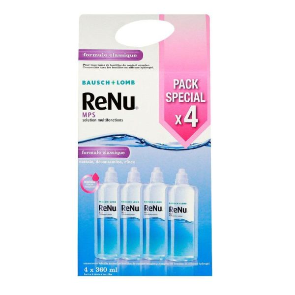 Renu Mps Pack Eco 360Ml X4