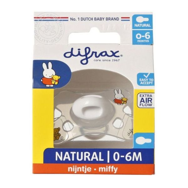 Sucet Difrax Natural Miffy 0-6M