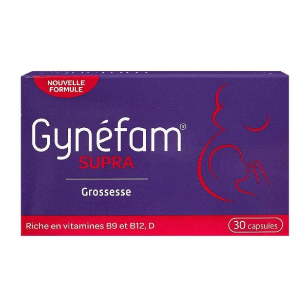 Achetez Gynefam 30 capsules à 9.4€ seulement ✓ Livraison GRATUITE dès 49€
