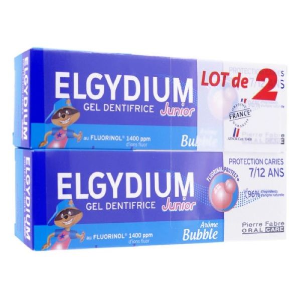 Elgydium Dent Junior Bubble 50Mlx2