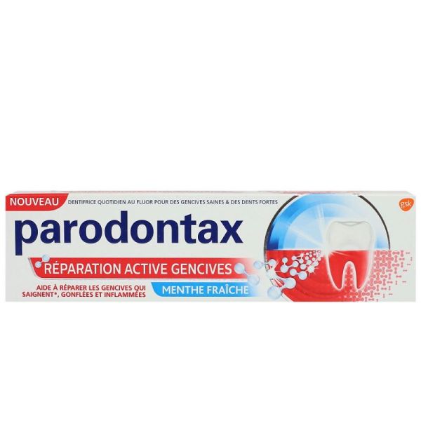 Parodontax Dentifrice Réparateur Gencives Actif 75ml