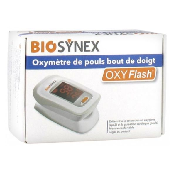Pulox Oxymètre de pouls PO-100 Jaune pour mesurer la Saturation en oxygène  du Sang, avec Accessoires