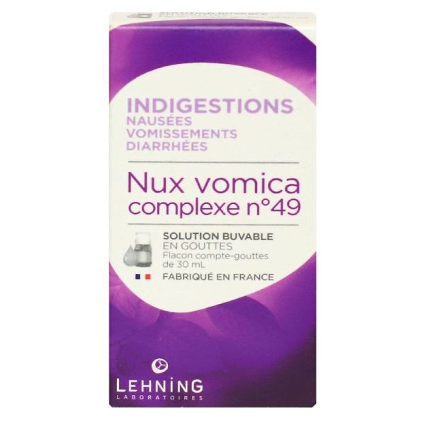 Nux Vomica Complexe n°49 Solution Buvable