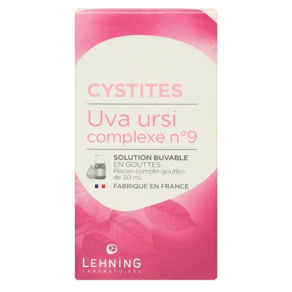 Uva ursi complexe n°9, solution buvable en gouttes