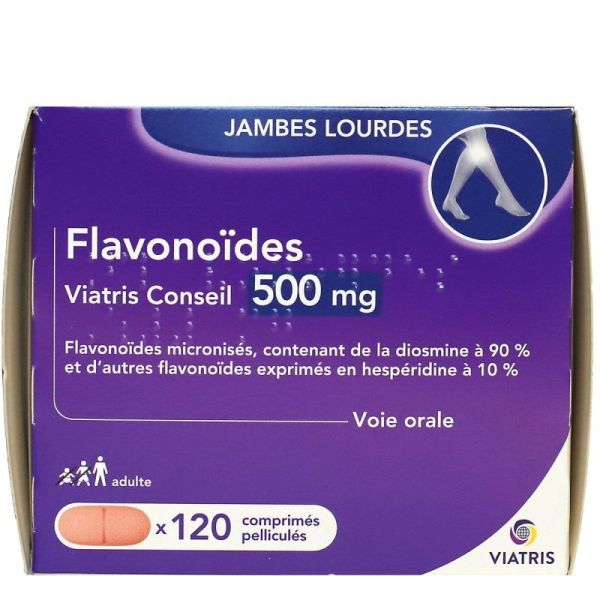 Flavonoides 500Mg Viatris Cpr 120