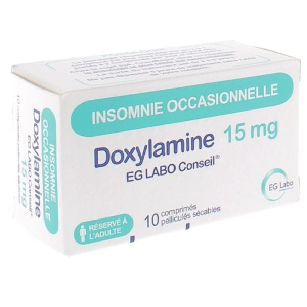 Doxylamine 15Mg Eg Cons Cpr Sec 10