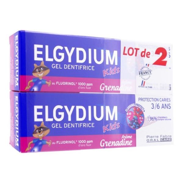 Elgydium Dent Kids 3/6A Grenad X2