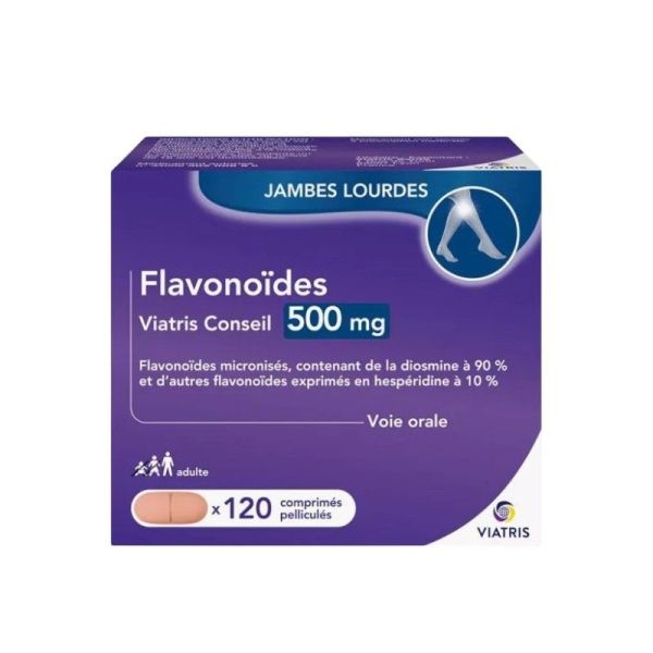 Flavonoides 500Mg Viatris Cpr 120