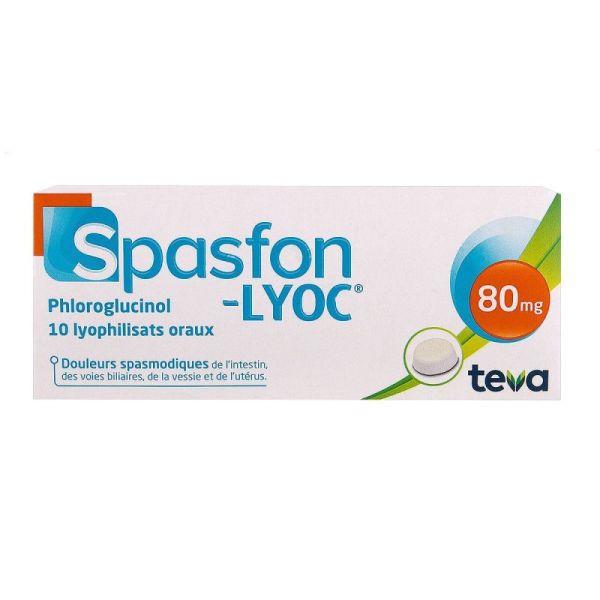 Spasfon Lyoc 80Mg Lyophilisat 10