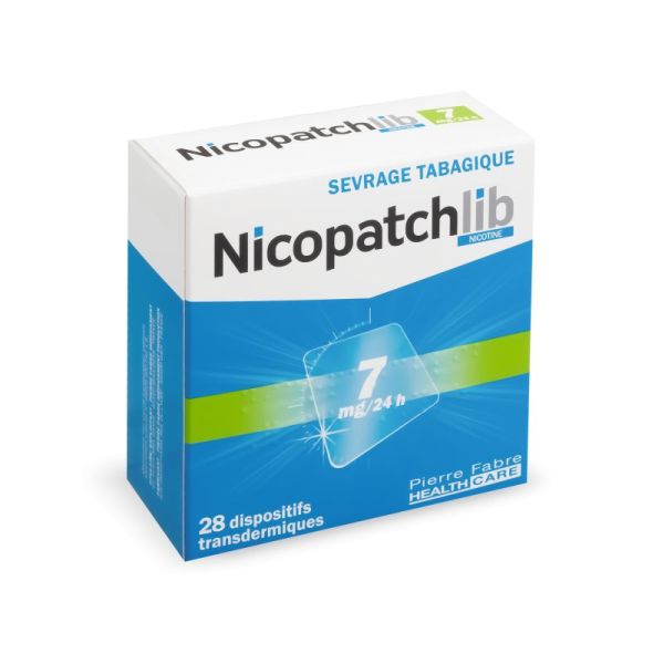 Nicopatchlib 7Mg/24H Dispositif Transdermique 28