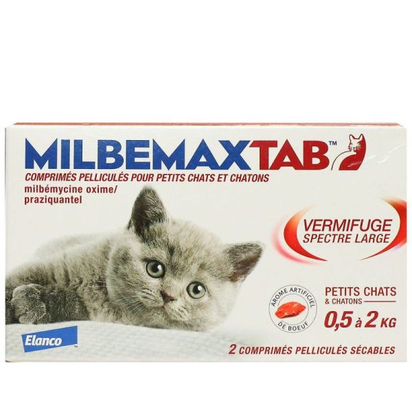 Milbemaxtab Comprimé Chaton x2