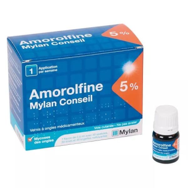 Amorolfine 5% Vts Conseil Ver Fl2,5Ml