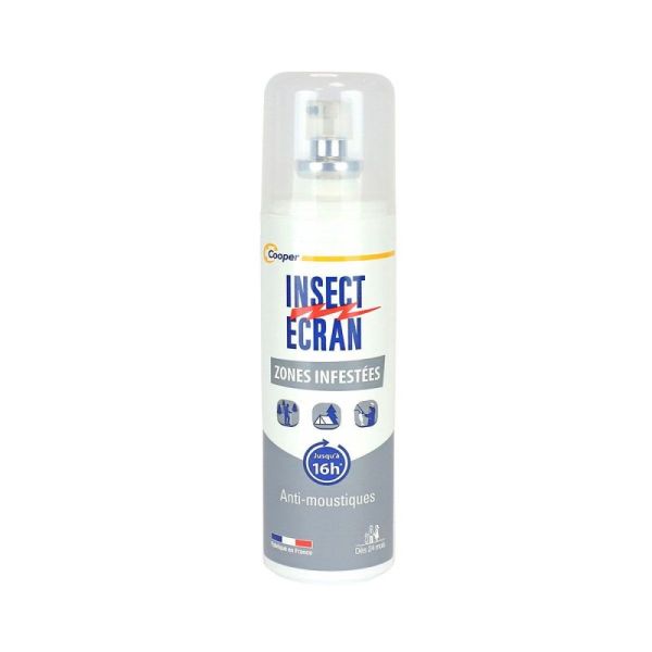 Insect Ecran Spray répulsif anti-moustiques zones infestées Insect