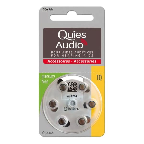 Quies Audio Pile Auditiv Mod10 Plq/6