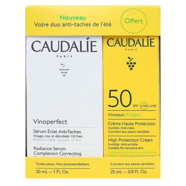 Duo anti-taches été Vinoperfect 30ml Vinosun Protect 25ml