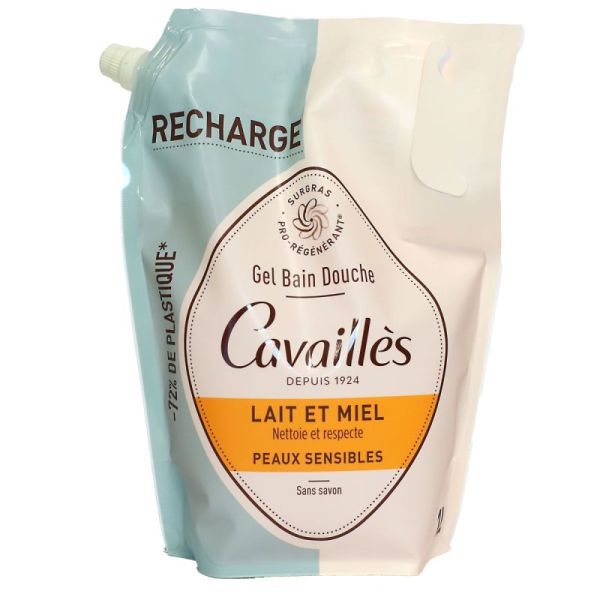 Cavailles Gel B/Dch Lt/Miel Eco R1