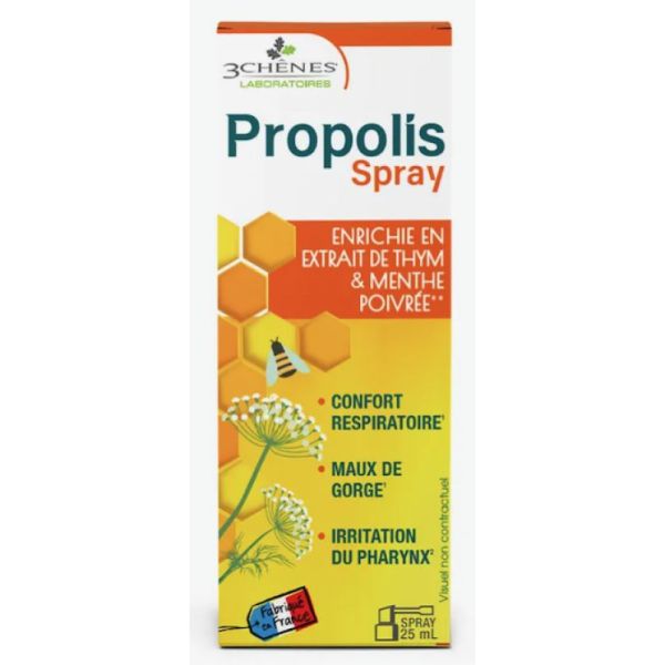 3 Chenes Propolis Buc Spray25Ml