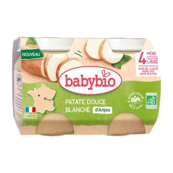 Babybio - Patate Douce Blanche 4M+