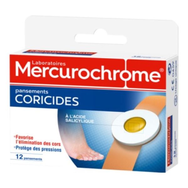 Mercurochrome Pans Coricide 12